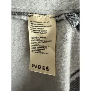 We The Free x Free People Kassey Half Zip Sweatshirt Two Tone Gray Size Small thumbnail 12