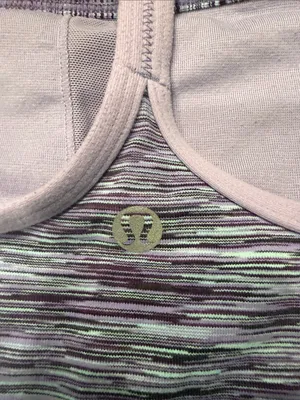 Lululemon power Y tank top with built in bra size 8 . thumbnail 6