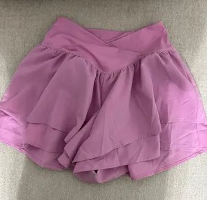 Pink Ruffle Shorts Small thumbnail 1