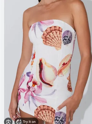 Strapless mini dress  thumbnail 3