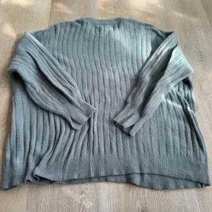 Aerie Green Ribbed Crewneck Sweater thumbnail 5
