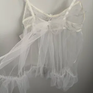 Victoria’s Secret Large‎ NEW I Do Bridal Babydoll Slip Bridal Sheer Lolita Bow thumbnail 7
