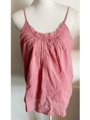 Loft • NWT Sea Shell Pink Tie Back Cami Tank Top thumbnail 1