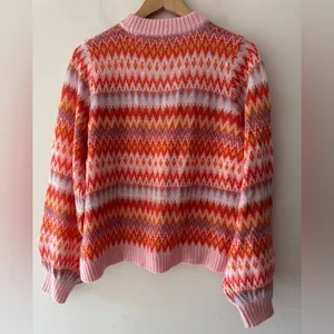 VENUS Bright Colors‎ Fair Isle Pattern Sweater thumbnail 5