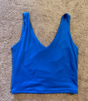 Sincerely Jules Blue Crop Top thumbnail 1