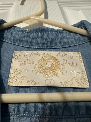 Bella Dahl Women's Blue Ombré Jean Shirt thumbnail 2
