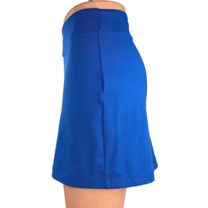 Nike Golf Blue High Waist Back Slit Tennis Athletic Straight Mini Skirt Size S thumbnail 2