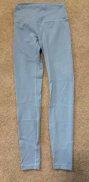 Light blue Lululemon wunder train leggings  thumbnail 1