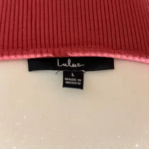 Lulu's Red Ribbed Bodysuit‎ thumbnail 8