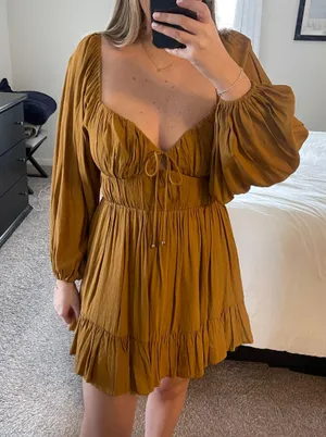 Mustard Yellow Sundress thumbnail 1