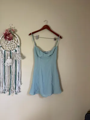 House of CB London Christiana Mini Dress Light Jade Size XS thumbnail 4
