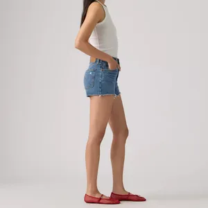 Levi’s 501® Original Fit High-rise Women's Shorts in Roll Away Medium Wash Sz 27 thumbnail 4