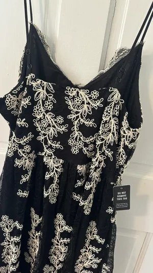 Express Black/Beige Maxi Dress thumbnail 5
