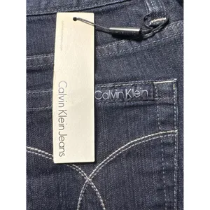 Calvin Klein Jeans Skinny Dark Wash Denim‎ WB98A64 Blue Womens 28/6 NEW thumbnail 4
