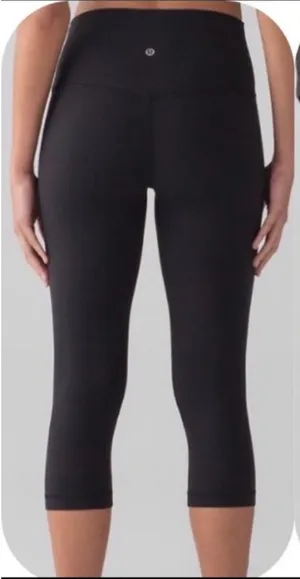 Lululemon black align leggings size 4 thumbnail 1