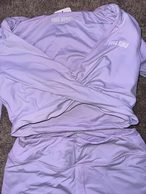 Full Send purple workout set thumbnail 2