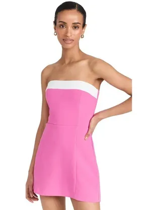 Amanda Uprichard Kerry Skort Romper in Aster & Ivory Large New Womens Dress thumbnail 13