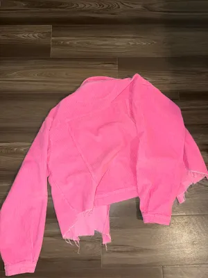 Pink corduroy jacket pol thumbnail 3