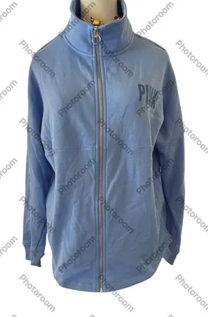 Victoria’s Secret PINK lightweight jacket, Blue, Size XS, NWT thumbnail 1