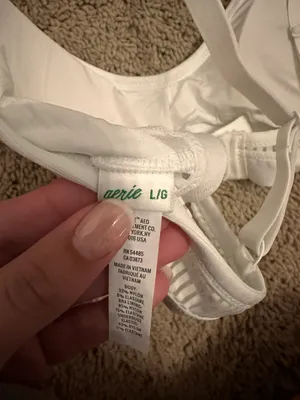 Aerie White Bra thumbnail 3