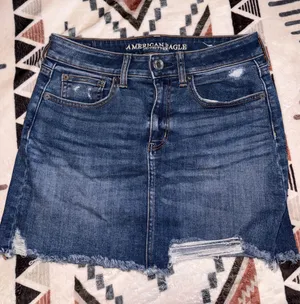 American Eagle Mini Skirt Denim thumbnail 1