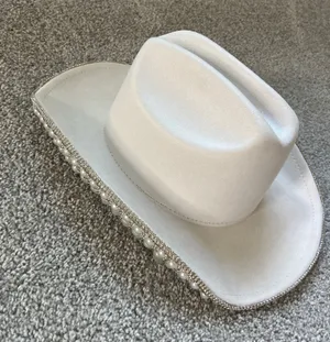 Women’s Western Beaded Cowgirl Hat thumbnail 1