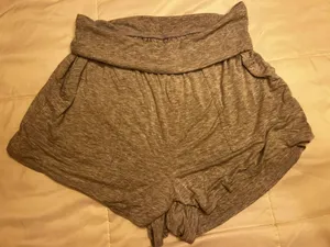 Aerie Light Grey Real Soft Fold-over Boxer thumbnail 2