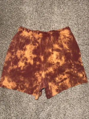 Nike Tie-Dye French Terry Shorts Size S Olive Khaki Men CZ7854 222 thumbnail 2