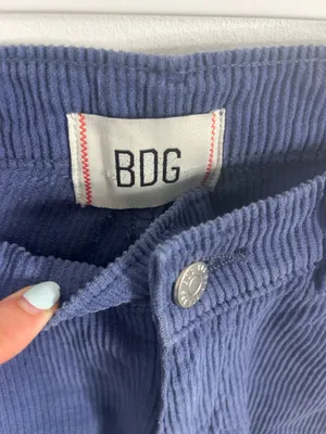 NWT Urban Outfitters BDG Blue Corduroy Shorts thumbnail 3
