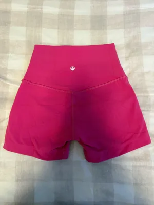 Lululemon Sonic Pink Align Shorts 4" High-Rise thumbnail 2