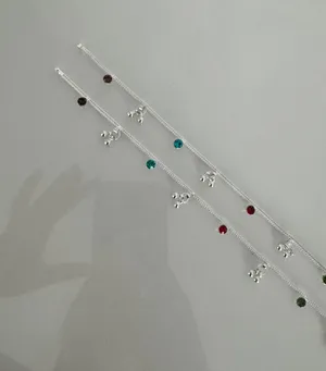 Silver Jhanjhar Anklets thumbnail 4