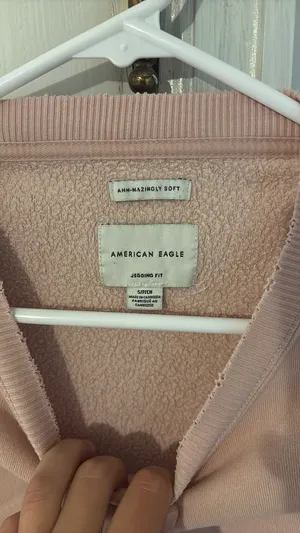 American Eagle Crewneck Pink Oversized Small thumbnail 3