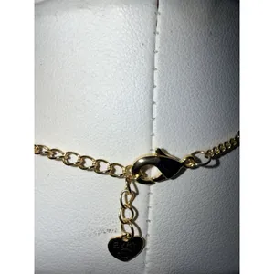 EVRY Jewels Dainty Necklace‎ Gold Tone Adjustable Stackable thumbnail 3