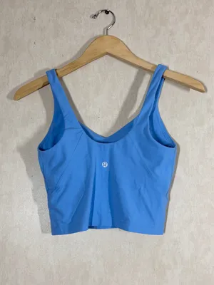 Lululemon Women’s Align Tank Top Built in shelf Bra Nulu in Aero Blue 6 thumbnail 5
