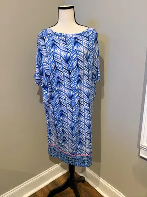Lilly Pulitzer Lowe Dress in Lapis Blue Costa Verde thumbnail 8