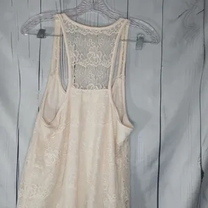 Abercrombie & Fitch Boho Y2K Lace Racerback Tank Top thumbnail 7