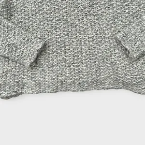 Free People Turn Around Chunky Knit Tunic Sweater Orange Ivory XS Boho Cozycore thumbnail 5