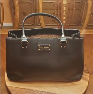 Kate Spade New York Wellesley Elena Shoulder Bag Black Purse thumbnail 1
