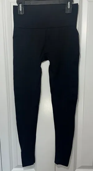 SET‎ ACTIVE Leggings Womens S Black Sculptflex Ribbed Seamless High Rise Gym thumbnail 1