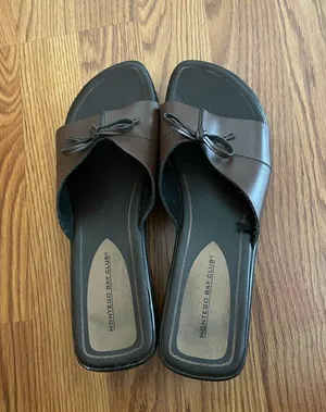 Montego Bay Club Wedge Slip On Slides Size 10 Color Brown thumbnail 7