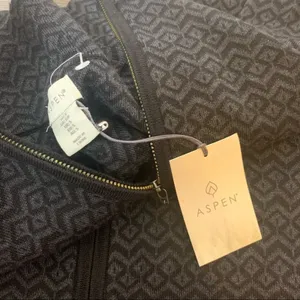 NWT‎ Aspen printed full zip sweater Black thumbnail 3
