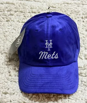 NEW 47 Brand Velour New York Mets Spirited ’47 Clean Up Hat thumbnail 1