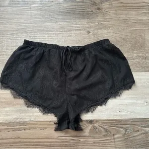 Victoria’s Secret lace black mini pajama shorts​ in size xs thumbnail 2