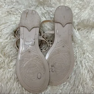 Steve Madden Nude Spiked Jelly Style Sandals 39/8.5 thumbnail 5
