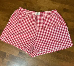 Red Gingham shorts Size L thumbnail 1