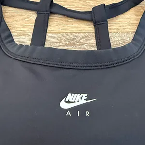 Nike Air Swoosh Bra Black Strappy Sports Bra Size Large thumbnail 4