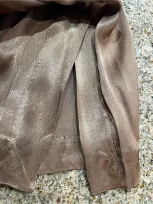 ASTR The Label Amiah Bronze Satin Strappy Wide Leg Pants M NWOT thumbnail 13