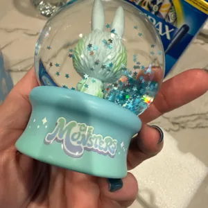 Pop Mart Labubu Big Into Energy Crystal Ball - Hope Snow Globe New thumbnail 6