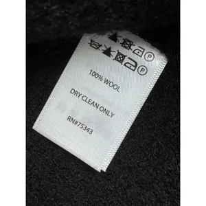 Jones New York‎ Jacket Women's Medium Black 100% Wool Button Up Pockets Luxury thumbnail 6