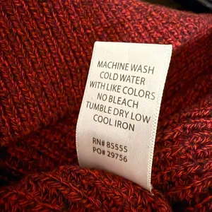 NWT Pistola Eva Distressed Crew Neck Knit Pullover Sweater Women's XS Red Black thumbnail 16